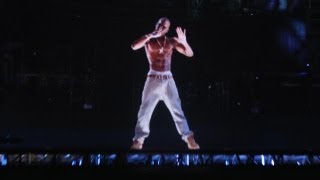 Tupac Hologram Performs at Coachella [upl. by Ueik995]