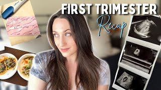 First Trimester Recap  Unusual Pain Cravings Supplements  Weeks 112 [upl. by Cooe]