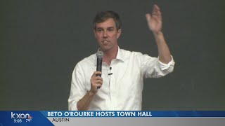 US Senate candidate O’Rourke holds town hall at UT [upl. by Nyrb]