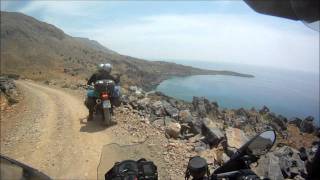 F800GS off road Crete  Livaniana  Lycos [upl. by Esimehc]