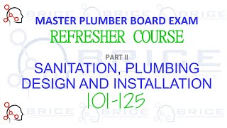 MASTER PLUMBER BOARD EXAM REFRESHER  SPDI 101125 [upl. by Eixid]