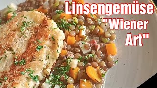 Linsengemüse mit gebratenen Knödel [upl. by Wanids48]