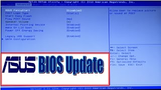 HOW TO UPDATE BIOS ON ASUS LAPTOP FAST AND EASY RAM AND BOOTING FIX [upl. by Cila]