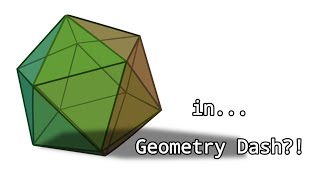 I made an ICOSAHEDRON in GEOMETRY DASH [upl. by Auqenehs]