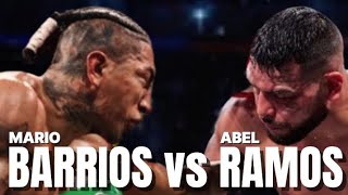 MARIO BARRIOS VS ABEL RAMOS FIGHT  KO HIGHLIGHTS [upl. by Light]