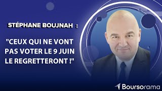 Stéphane Boujnah Euronext  quotCeux qui ne vont pas voter le 9 juin le regretteront quot [upl. by Sukramal556]