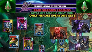 EP 80 Past 270 Days Raid Shadow Legends F2P Mystery Shard Only Run Halloween Fusion and Doom T [upl. by Halle]