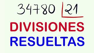 Divisiones de 2 cifras con resta [upl. by Rehsu932]