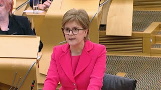 Nicola Sturgeon set to face FMQs amid unfolding SNP leadership contest [upl. by Niad]