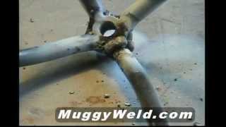 Cast Iron Arc Welding Tips and Techniques Using MuggyWeld 77 Electrode [upl. by Lyreb314]