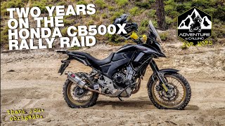 Two years on the Honda CB500X Rally Raid Thanks for everything [upl. by Ainwat]