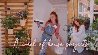 A week of house projects  Putty chaos amp Dreamy garden work [upl. by Dilly]