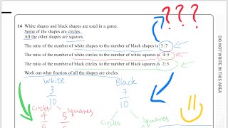 Ratio and Fraction  2017 GCSE 91 Highertier maths paper 1 question no14 [upl. by Vanna]