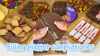 5 Filing platter with sweets compliations  Recent platters  asmr [upl. by Nelli67]