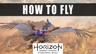 Horizon Forbidden West how to fly  Flying a machine 101 [upl. by Lohse]