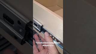 How to resetfix soft close drawer slides Construction Components  Brittain amp Co [upl. by Glenine]