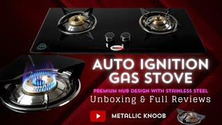 Auto Ignition Gas Stove with Premium Hubviral youtube [upl. by Atnuhs]