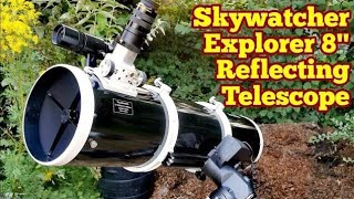 Amazing Skywatcher Explorer 200P Eight Inch 200mmReflecting Telescope On Meade LXD55 Mount [upl. by Sheree]