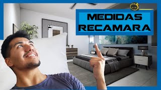 Cuales son las MEDIDAS de una RECAMARA  Mi Habitacion [upl. by Alikat]