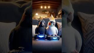 I’ll Even Risk It All to Play 🎮😳🦜 funny parrot cockatiel [upl. by Filide714]