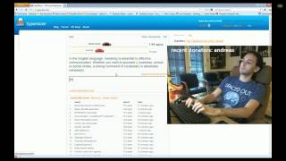 Typeracer 132 WPM with handcam [upl. by Charteris]