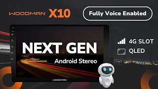 Fully Voice Enabled Android Car Stereo  Woodman X10 customer review  Woodman Android Player Review [upl. by Martell]