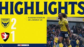 Oxford United v Cheltenham Town highlights [upl. by Obed571]