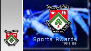 Greenside High Sports Awards Term 3 2018 [upl. by Odnalref494]