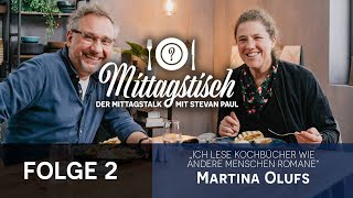 Mittagstisch der Mittagstalk Martina Olufs quotIch lese lieber Kochbücher als Romanequot GASTROBACK [upl. by Mckenna]