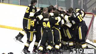 The U18 Waterloo Wolves bring home the Alliance championship title [upl. by Xam321]