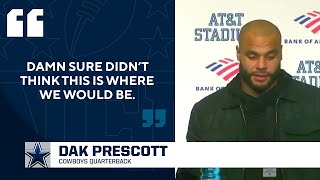 Dak Prescott says hes quotSTUNNEDquot following Wild Card loss to Green Bay Packers  CBS Sports [upl. by Enahc]