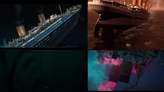 Titanic Britannic Poseidon and The Poseidon Adventure Sinking Music video [upl. by Mindi120]