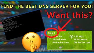 How to Find the BEST DNS Server for you Better Ping  Faster Speeds [upl. by Homovec640]