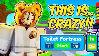 2X SPEED IS THE MOST INSANE FEATURE in Toilet Tower Defense [upl. by Inaliel]