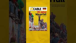 Les 35 ans de la chute du Mur vocableallemand berlinermauer allemand [upl. by Papke]