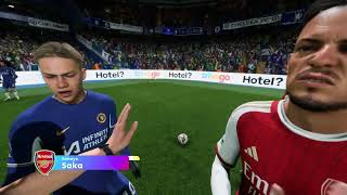 EA Sports FC 24 Gameplay Chelsea FC vs Arsenal FC  Xbox Series X 4K60FPS [upl. by Chadburn]