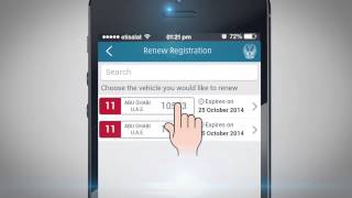 Renew vehicle registration via UAEMOI App [upl. by Howlend88]