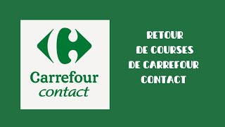 Retour de courses de de Carrefour contact [upl. by Trude]