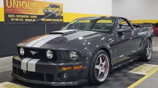 2007 Ford Mustang Roush Stage 3 Convertible  For Sale 23900 [upl. by Sheffie]