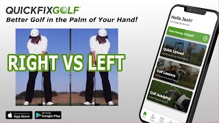 Golf Right Handed vs Left Handed [upl. by Noreht]