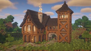 Minecraft Medieval TavernInn Tutorial [upl. by Mir]