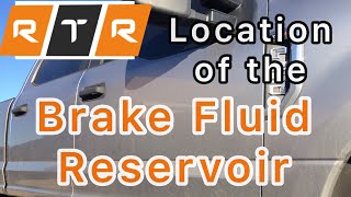 How to locate your Brake Fluid Reservoir 20172022 Ford F250 [upl. by Yerroc269]