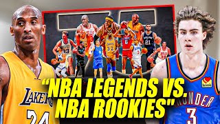 NBA LEGENDS vs NBA ROOKIES [upl. by Uokes]