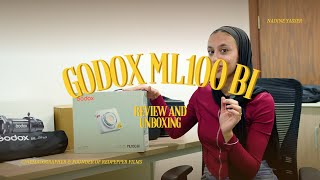 Most Compatible video lights the Godox ML100BI  Full review [upl. by Judd]