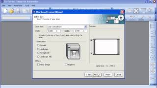 BarTender Barcode and Label Design Software  Label Page Setup Video [upl. by Nivrad500]