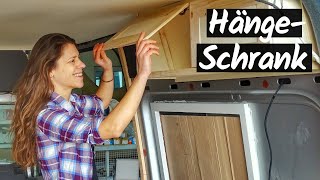 CAMPER AUSBAU  stabile Hängeschränke im Sprinter  Van Ausbau Vlog [upl. by Rorrys868]