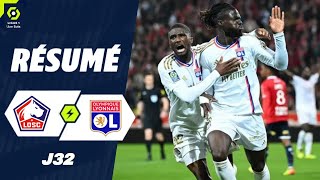 Lille Lyon  34  Le résumé  Ligue 1 202324 [upl. by Bradan882]