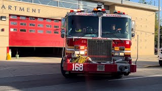 🚨 YELP SIREN 🚨 FDNY Ambulance amp Engine 168 Responding to a EMS Call [upl. by Spears]