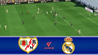 Rayo Vallecano vs Real Madrid  La Liga 2324  Full Match  EA FC 24 Gameplay PC [upl. by Hsevahb]