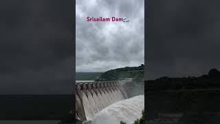 Srisailam Dam🌊 srisailam srisailamdam mallikarjunaswamy mallikarjunajyotirlinga shorts like [upl. by Ettenajna]